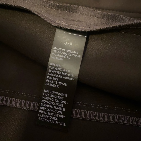 White House Black Market Dark Gray Faux-Suede Jacket - Picture 7 of 10